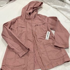 NWT-Old Navy girls pink lightweight jacket